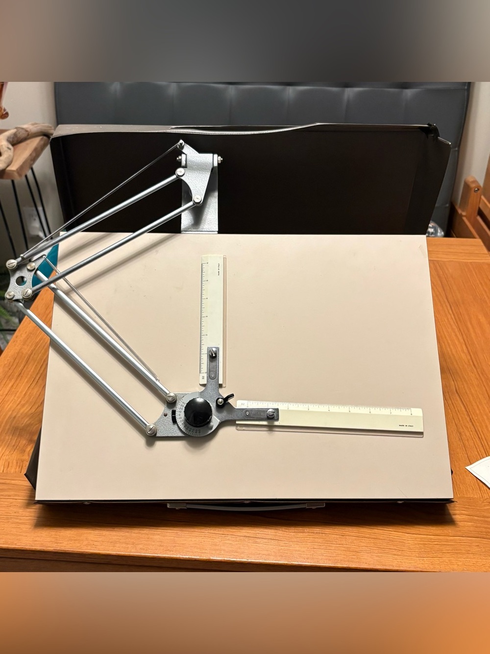 Vintage Carsen Portable Drafting Machine & Drawing Board - Made in Italy 14”x20”